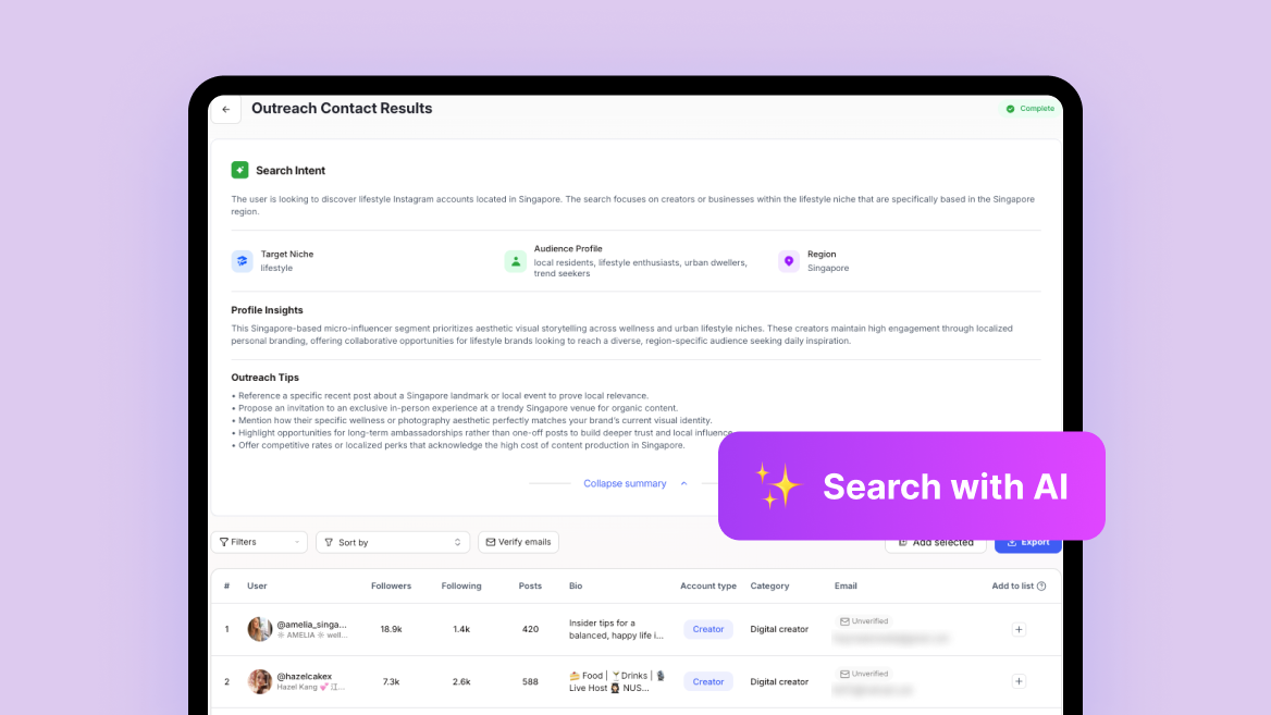 AI-Powered Audience Search