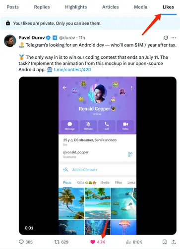Manual Unliking on X