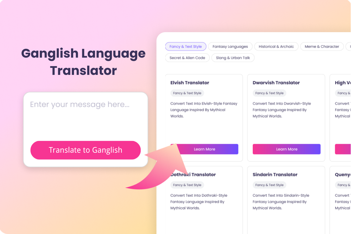 Ganglish Translator