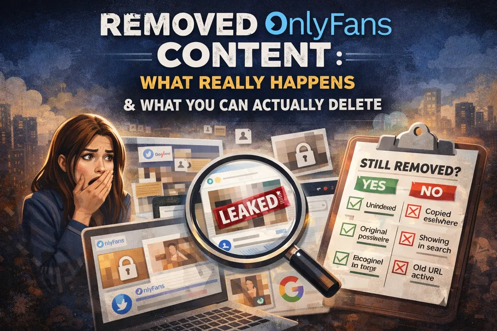 Removed OnlyFans content and leaked copies still appearing online