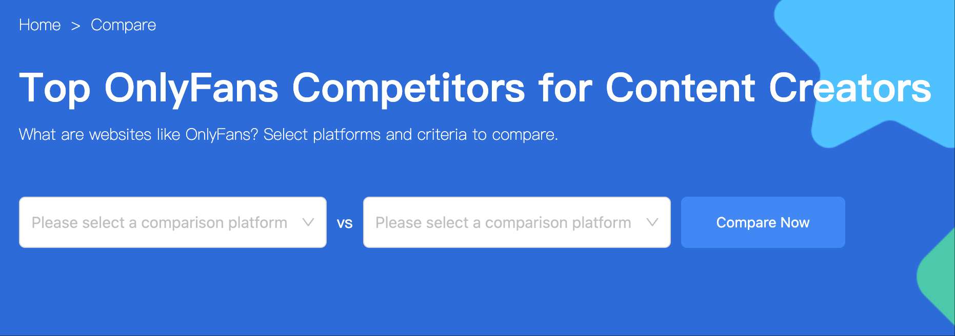 Top OnlyFans Competitors for Content Creators
