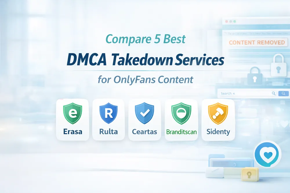 Compare 5 Best DMCA Takedown Services for OnlyFans Content
