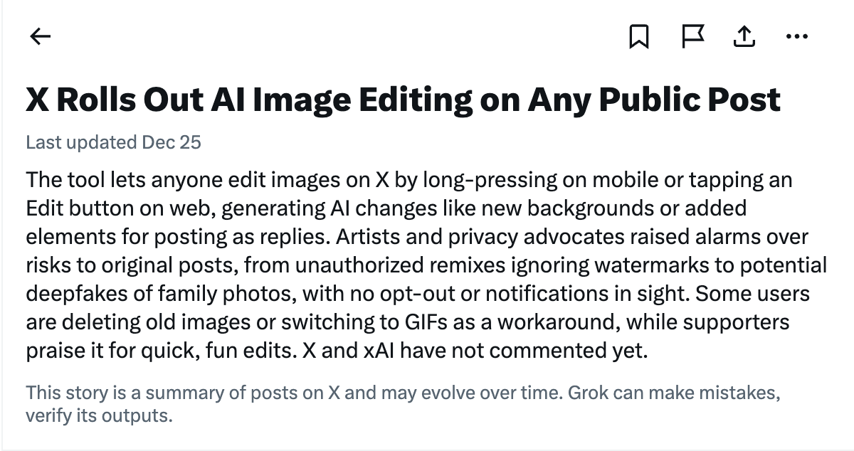 X Rolls Out AI Image Editing Features