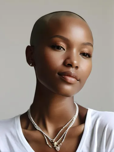 Bald-Black haircut for female | Hairpaca